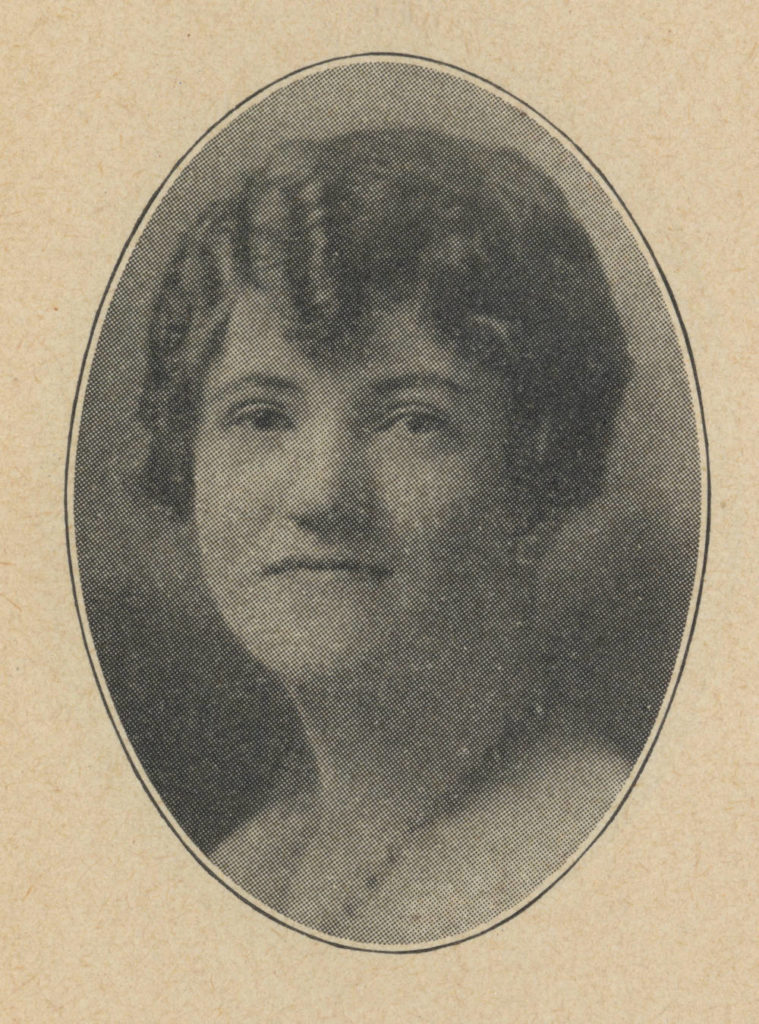 Sue Metzger Dickey Hough in 1923