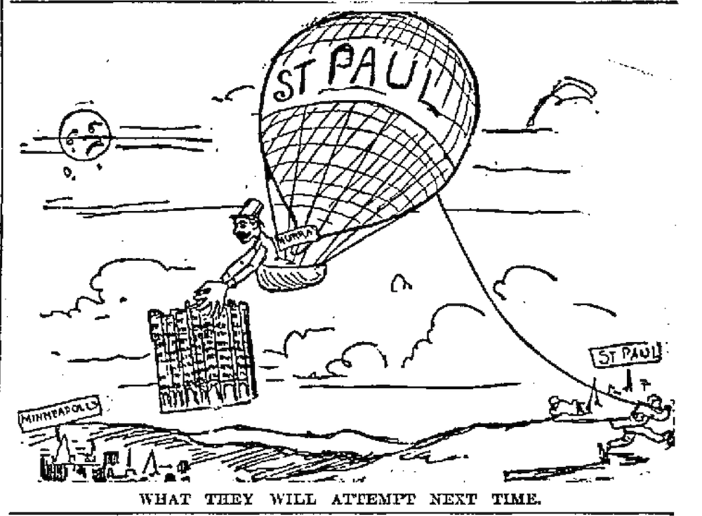 A cartoon from the Minneapolis Tribune